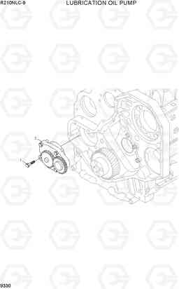 9330 LUBRICATING OIL PUMP R210NLC-9, Hyundai