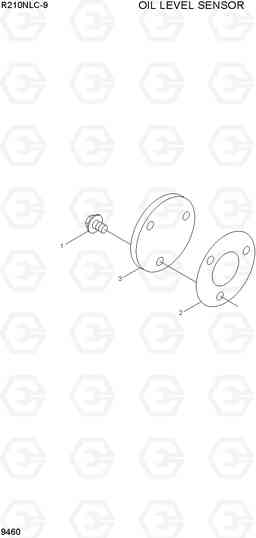 9460 OIL LEVEL SENSOR R210NLC-9, Hyundai