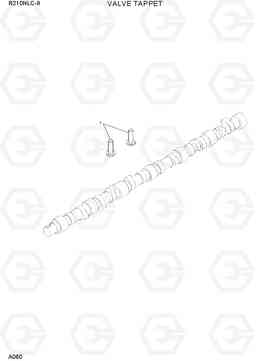 A060 VALVE TAPPET R210NLC-9, Hyundai