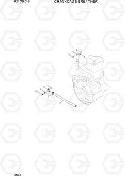 A070 CRANKCASE BREATHER R210NLC-9, Hyundai