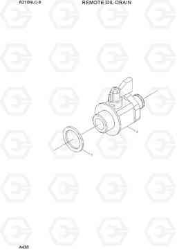 A430 REMOTE OIL DRAIN R210NLC-9, Hyundai