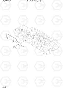 A480 HEAT SHIELD 2 R210NLC-9, Hyundai