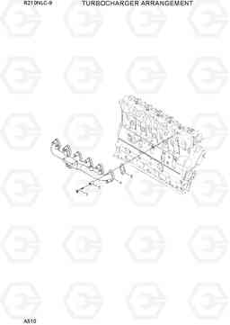 A510 TURBOCHARGER ARRANGEMENT R210NLC-9, Hyundai