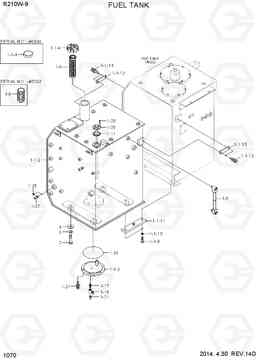 1070 FUEL TANK R210W-9, Hyundai