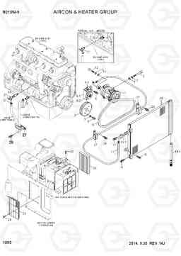 1080 AIRCON & HEATER GROUP R210W-9, Hyundai