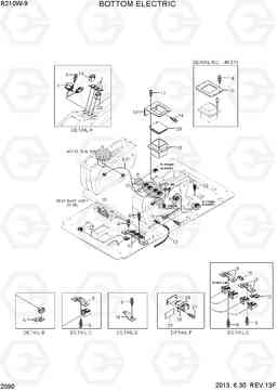 2090 BOTTOM ELECTRIC R210W-9, Hyundai