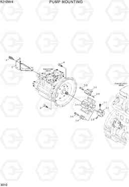 3010 PUMP MOUNTING R210W-9, Hyundai