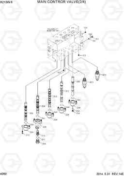 4060 MAIN CONTROL VALVE(2/4) R210W-9, Hyundai