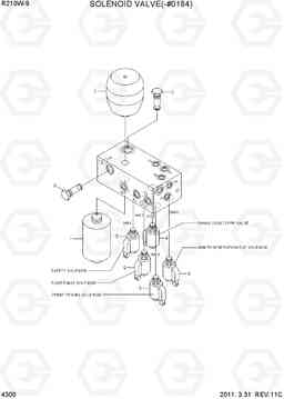 4300 SOLENOID VALVE(-#0184) R210W-9, Hyundai