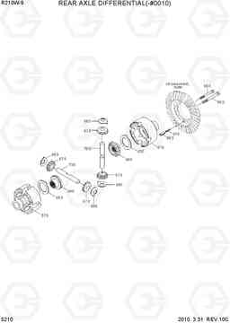 5210 REAR AXLE DIFFERENTIAL(-#0010) R210W-9, Hyundai