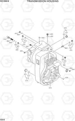 5310 TRANSMISSION HOUSING R210W-9, Hyundai