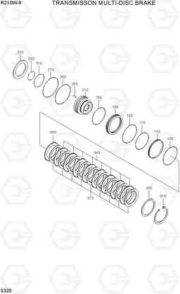 5320 TRANSMISSION MULTI-DISC BRAKE R210W-9, Hyundai