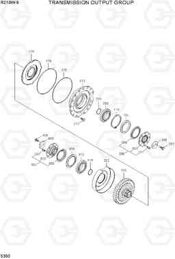 5350 TRANSMISSION OUTPUT GROUP R210W-9, Hyundai