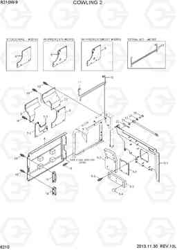 6210 COWLING 2 R210W-9, Hyundai