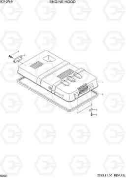 6250 ENGINE HOOD R210W-9, Hyundai