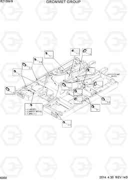 6300 GROMMET GROUP R210W-9, Hyundai