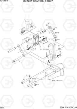 7300 BUCKET CONTROL GROUP R210W-9, Hyundai