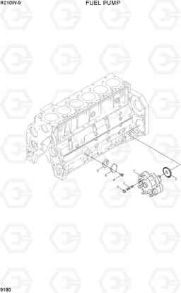 9180 FUEL PUMP R210W-9, Hyundai