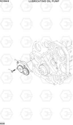 9330 LUBRICATING OIL PUMP R210W-9, Hyundai