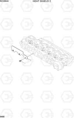 9480 HEAT SHIELD 2 R210W-9, Hyundai