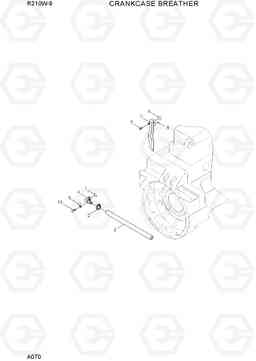 A070 CRANKCASE BREATHER R210W-9, Hyundai