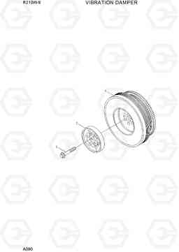 A090 VIBRATION DAMPER R210W-9, Hyundai