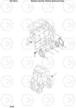 A100 REAR GEAR TRAIN MOUNTING R210W-9, Hyundai