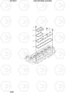 A260 AIR INTAKE COVER R210W-9, Hyundai