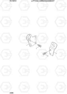 A280 LIFTING ARRANGEMENT R210W-9, Hyundai
