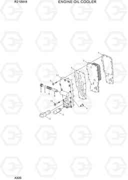 A300 ENGINE OIL COOLER R210W-9, Hyundai