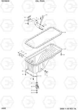 A350 OIL PAN R210W-9, Hyundai