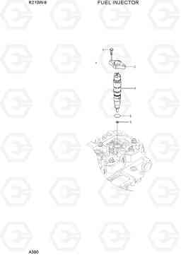A390 FUEL INJECTOR R210W-9, Hyundai