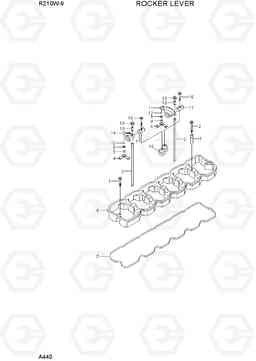 A440 ROCKER LEVER R210W-9, Hyundai