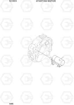 A485 STARTING MOTOR R210W-9, Hyundai