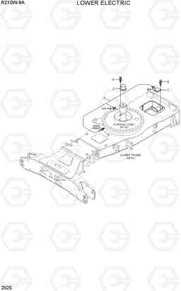 2025 LOWER ELECTRIC R210W-9A, Hyundai