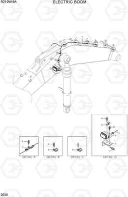 2030 BOOM ELECTRIC R210W-9A, Hyundai