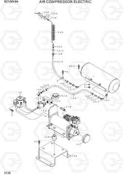 2120 AIR COMPRESSOR ELECTRIC R210W-9A, Hyundai