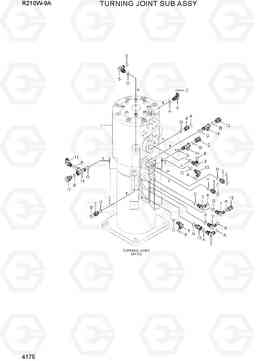 4175 TURNING JOINT SUB ASSY R210W-9A, Hyundai