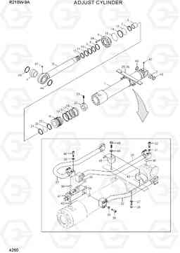 4260 ADJUST CYLINDER R210W-9A, Hyundai