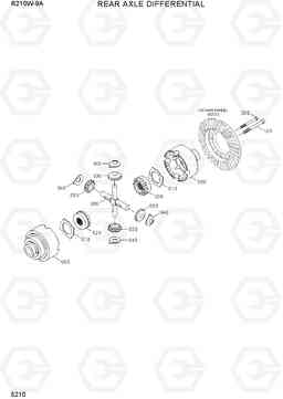5210 REAR AXLE DIFFERENTIAL R210W-9A, Hyundai