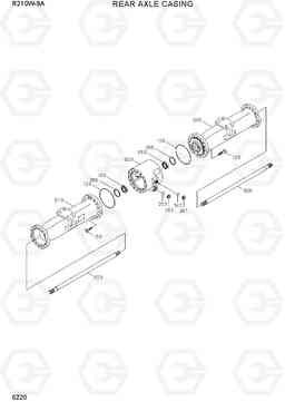 5220 REAR AXLE CASING R210W-9A, Hyundai