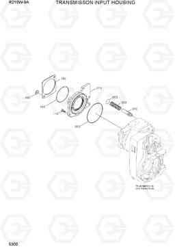 5300 TRANSMISSION INPUT HOUSING R210W-9A, Hyundai