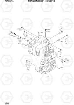 5310 TRANSMISSION HOUSING R210W-9A, Hyundai