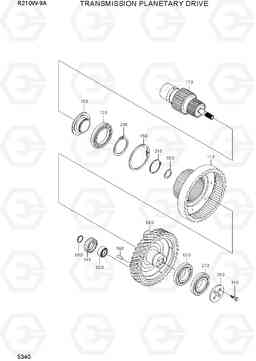 5340 TRANSMISSION PLANETARY DRIVE R210W-9A, Hyundai