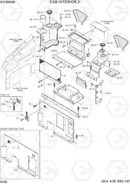 6100 CAB INTERIOR 3 R210W-9A, Hyundai