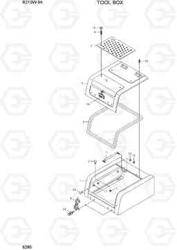 6280 TOOL BOX R210W-9A, Hyundai