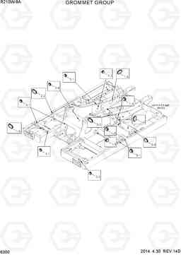 6300 GROMMET GROUP R210W-9A, Hyundai