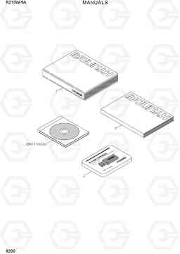 8200 MANUALS R210W-9A, Hyundai