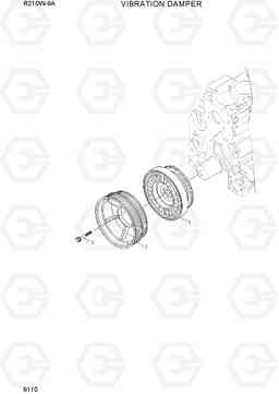 9110 VIBRATION DAMPER R210W-9A, Hyundai