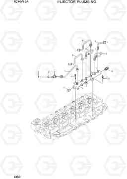 9460 INJECTOR PLUMBING R210W-9A, Hyundai